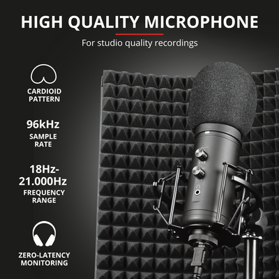 GXT 259 Rudox Studio Microphone with reflection filter