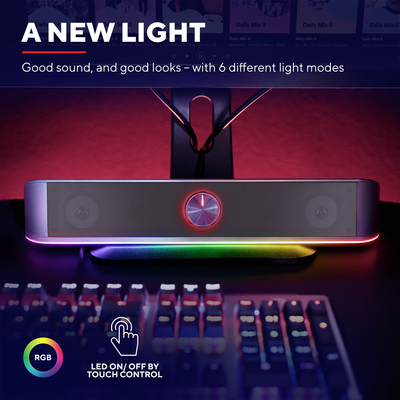 GXT 619 Thorne RGB Illuminated Soundbar