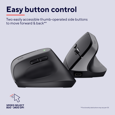 Bayo+ Multidevice Ergonomic Wireless Mouse