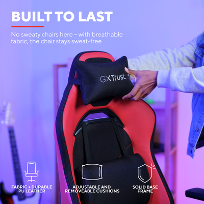 GXT 714R Ruya Gaming Chair - Red UK