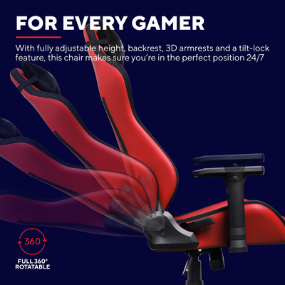 GXT 714R Ruya Gaming Chair - Red UK