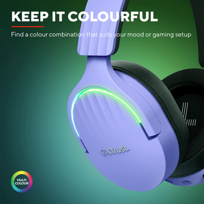 GXT 491P Fayzo Wireless Gaming Headset - Purple