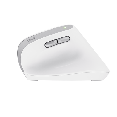 Bayo II Ergonomic Wireless Mouse - White