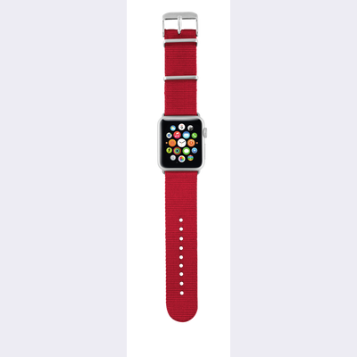Nylon Wrist Band for Apple Watch 42mm - red