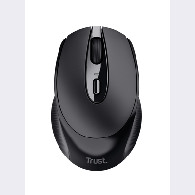 Zaya Rechargeable Wireless Mouse - black-Top
