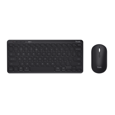 Lyra Wireless Keyboard & Mouse Set - black-Top