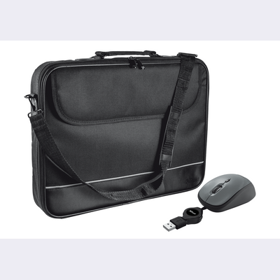 Carry Bag for 15-16" laptops with mouse - black