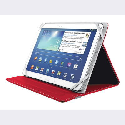 Verso Universal Folio Stand for 10" tablets - red