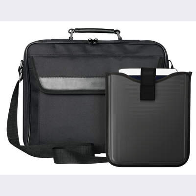 16" Laptop bag incl. hardcover sleeve for 10" tablets