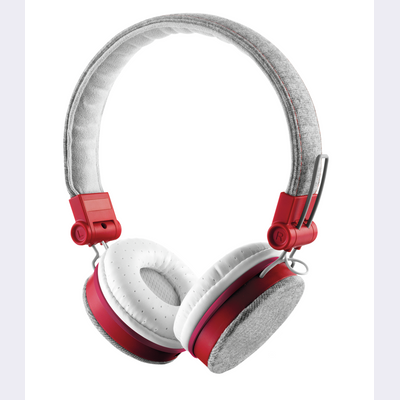 Fyber Headphones - grey/red