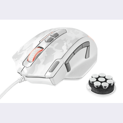 GXT 155W Caldor Gaming Mouse - white camouflage