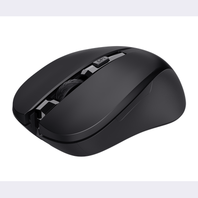 Mydo Silent Click Wireless Mouse - black-Visual
