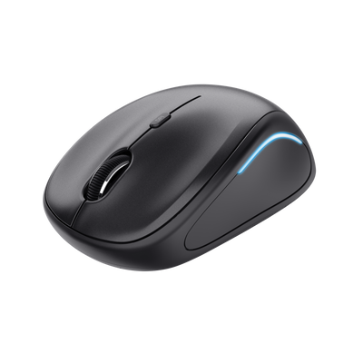 Yvi FX Wireless Mouse - black-Visual
