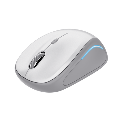 Yvi FX Wireless Mouse - white-Visual