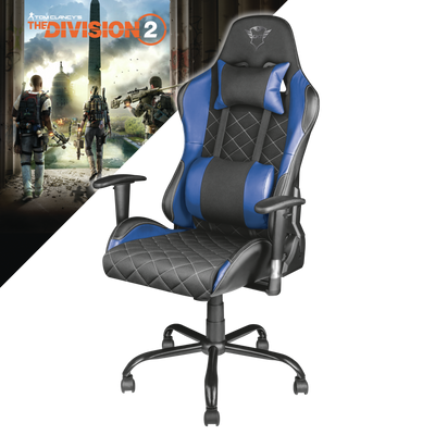 GXT 707B Resto Gaming Chair - blue + The Division 2
