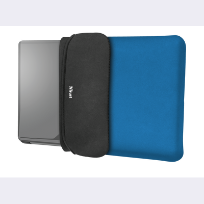 Yvo Reversible Sleeve for 15.6" Laptops with wireless mouse - blue
