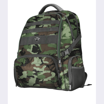 GXT 1250G Hunter Gaming Backpack for 17.3" laptops - green camo