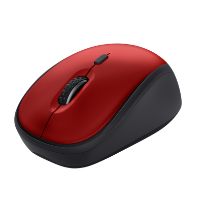 Yvi+ Silent Wireless Mouse Eco - red-Visual