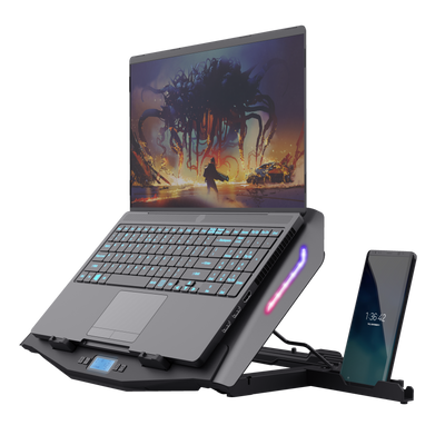 GXT 1127 Yoozy Multicolour-illuminated Laptop Cooling Stand