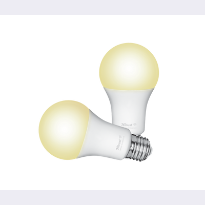 Smart WIFI LED Bulb White Ambience E27 (duo-pack)-Visual